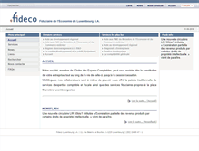 Tablet Screenshot of fideco.lu